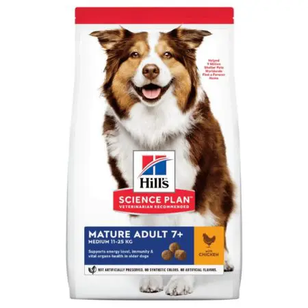 Hills Mature Adult 7+ Medium Dog Food (2.5kg)