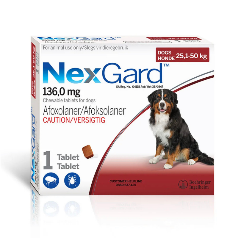 NexGard For Large Dogs 25.1-50kg