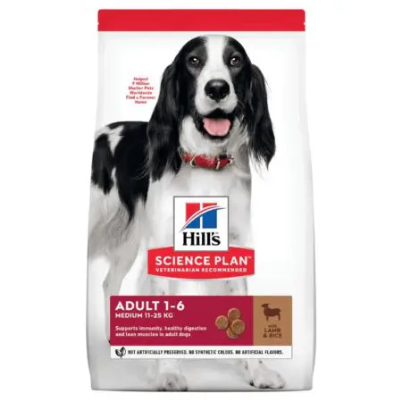 Hills Adult Medium Lamb & Rice Dog Food (12kg)