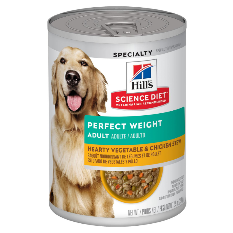 Hills Adult Perfect Weight Stew Dog Food (354g)