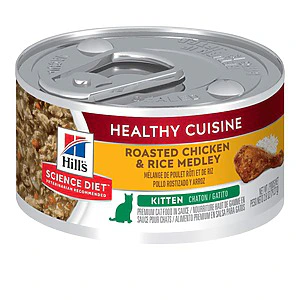 Hills Roasted Chicken & Rice Medley Stew Kitten Food (79g)