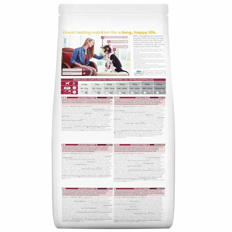 Hills Adult Medium Lamb & Rice Dog Food (2.5kg) - Image 2