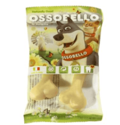 Ossobello Bone Dog Dental Chew S White (2's)