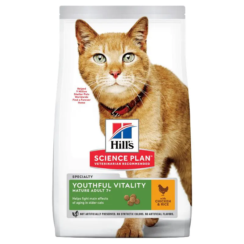 Hills Senior Vitality Cat Food (1.5kg)