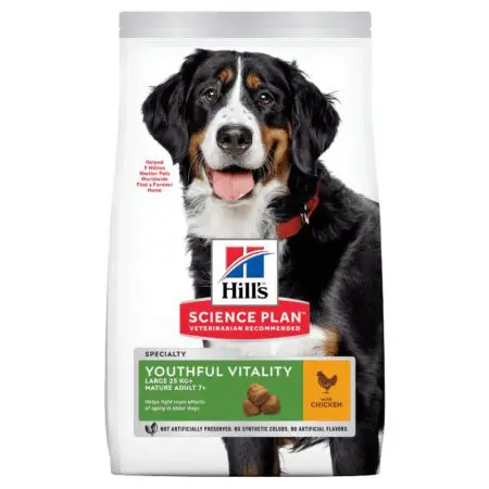 Hills Senior Vitality Large Breed Dog Food (14kg)