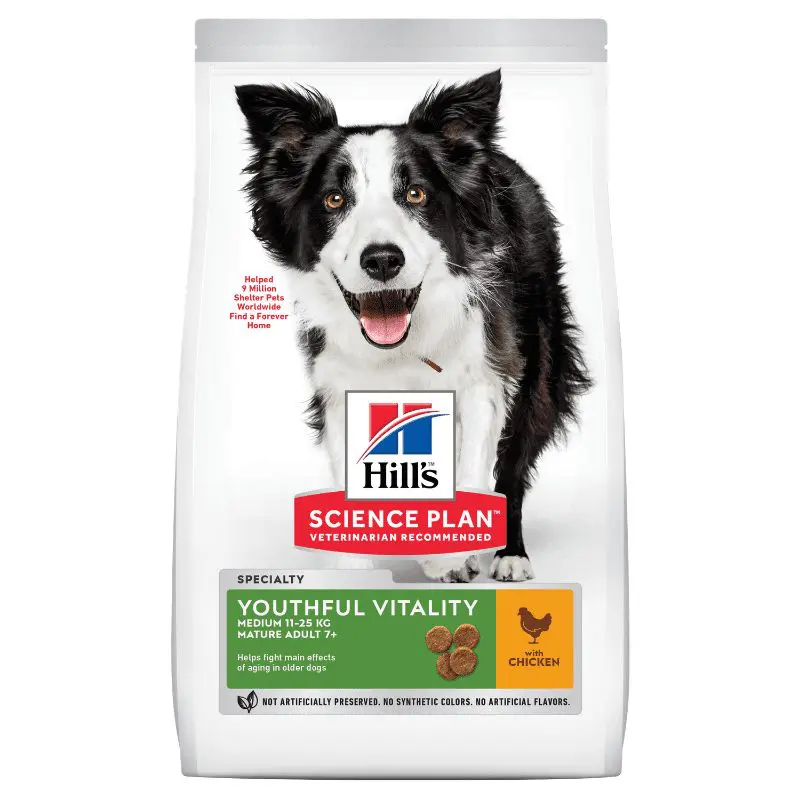 Hills Senior Vitality Medium Dog Food (2.5kg)