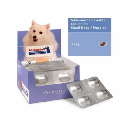 Milbemax Chewable Deworming Tablets For Small Dogs (Single/Per Tablet)