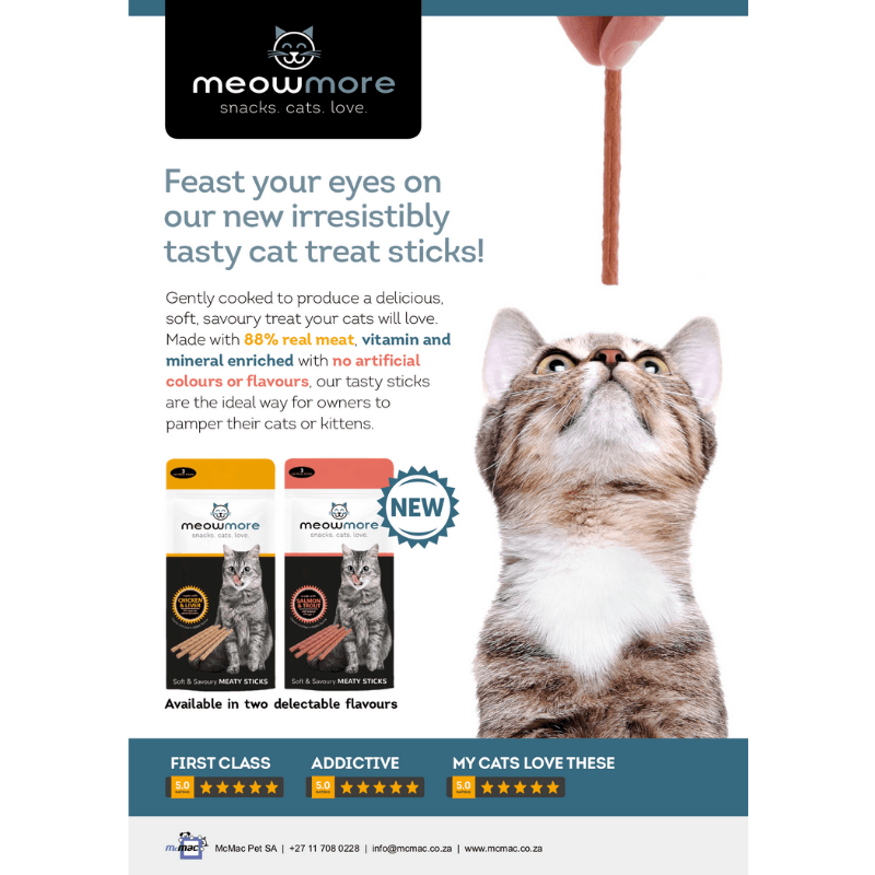 MeowMore Chicken And Liver Cat Treats (15g x 35) - Image 3