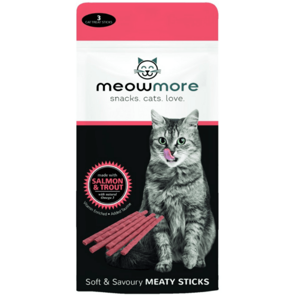 MeowMore Salmon And Trout Cat Treats (15g)