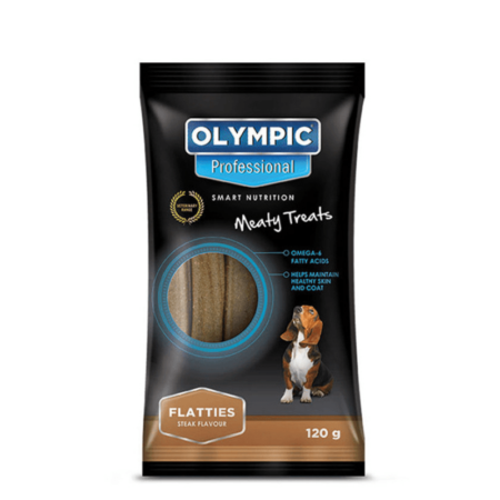 Olympic Professional Flatties Dog Treats (120g)