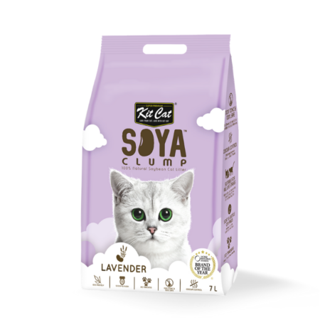 Kit Cat Soya Clumping Cat Litter Lavender (2.8kg)