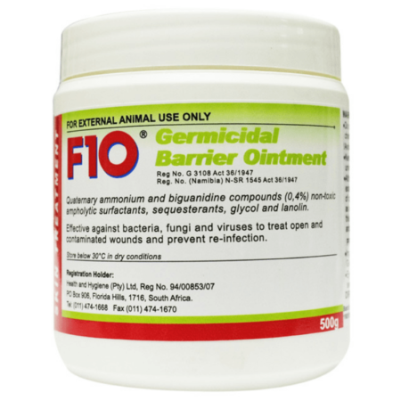 F10 Germicidal Barrier Ointment (500g)
