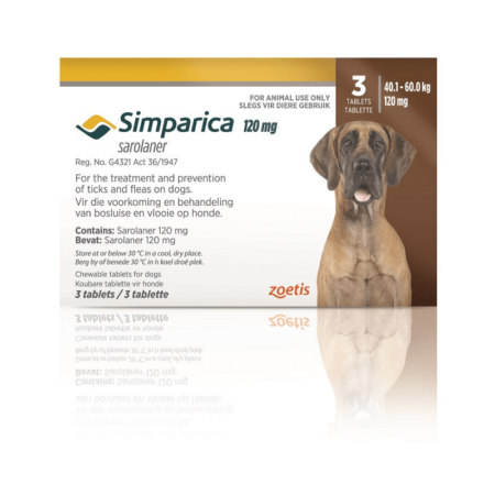 Simparica Chewable Tablets For Extra Large Dogs (40.1-60kg)