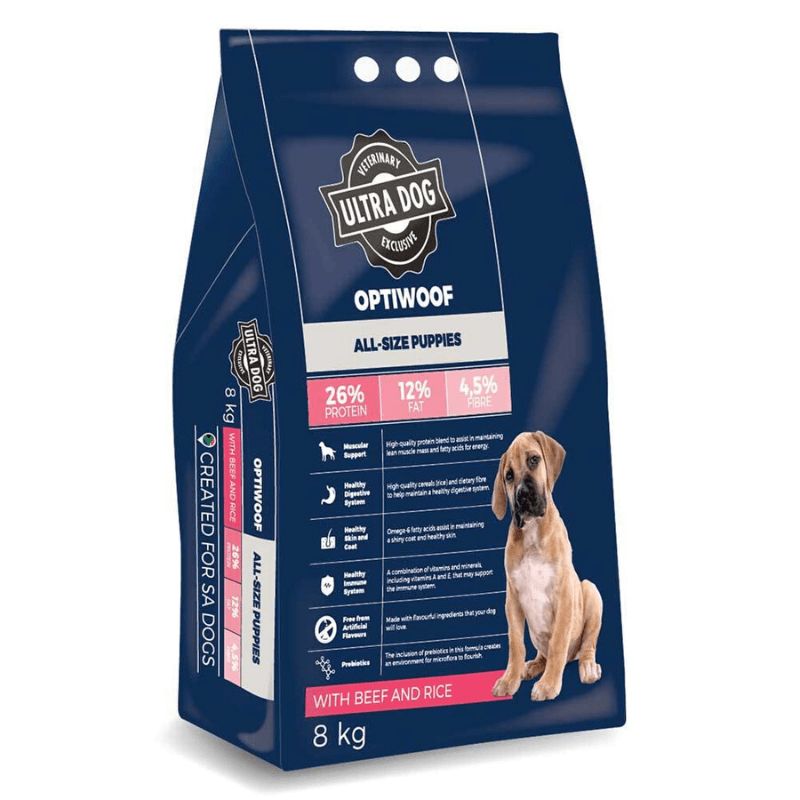 Ultra Pet Optiwoof Puppy Food (8kg)