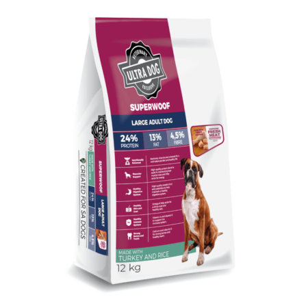 Ultra Pet Superwoof Turkey And Rice Adult Dog Food (8kg)