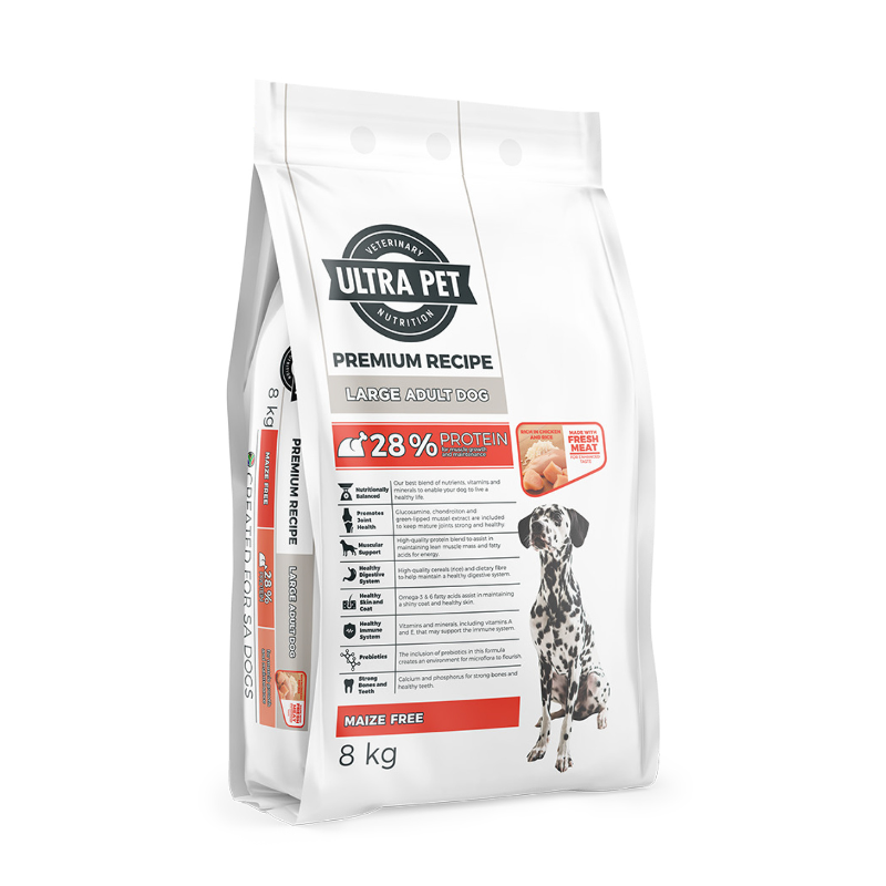 Ultra Pet Premium Large Breed Adult Dog Food (8kg)