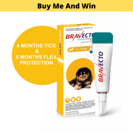 Bravecto Spot On For Miniature Dogs (2-4.5kg)