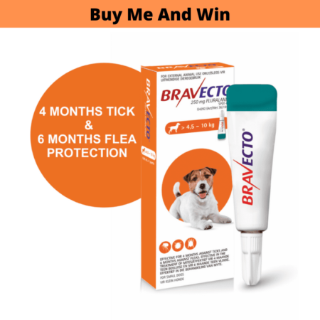 Bravecto Spot On For Small Dogs (4.5-10kg)