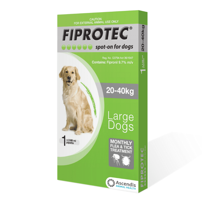 Fiprotec Spot On For Large Dogs (20-40kg) Box Of 10