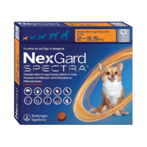 NexGard Spectra For Extra Small Dogs (2-3.5kg)