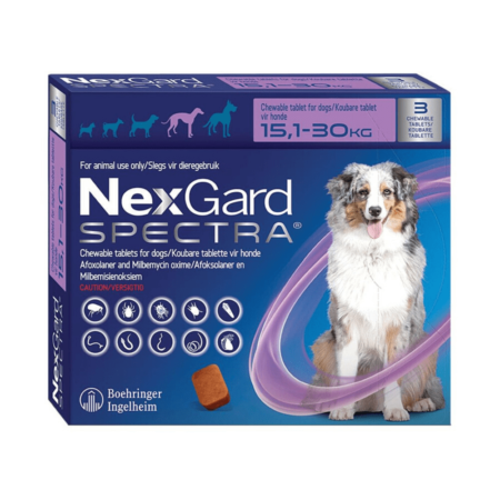 NexGard Spectra For Large Dogs 3 Pack (15.1-30kg)