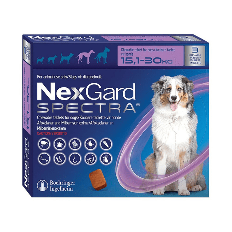 NexGard Spectra For Large Dogs 3 Pack (15.1-30kg)