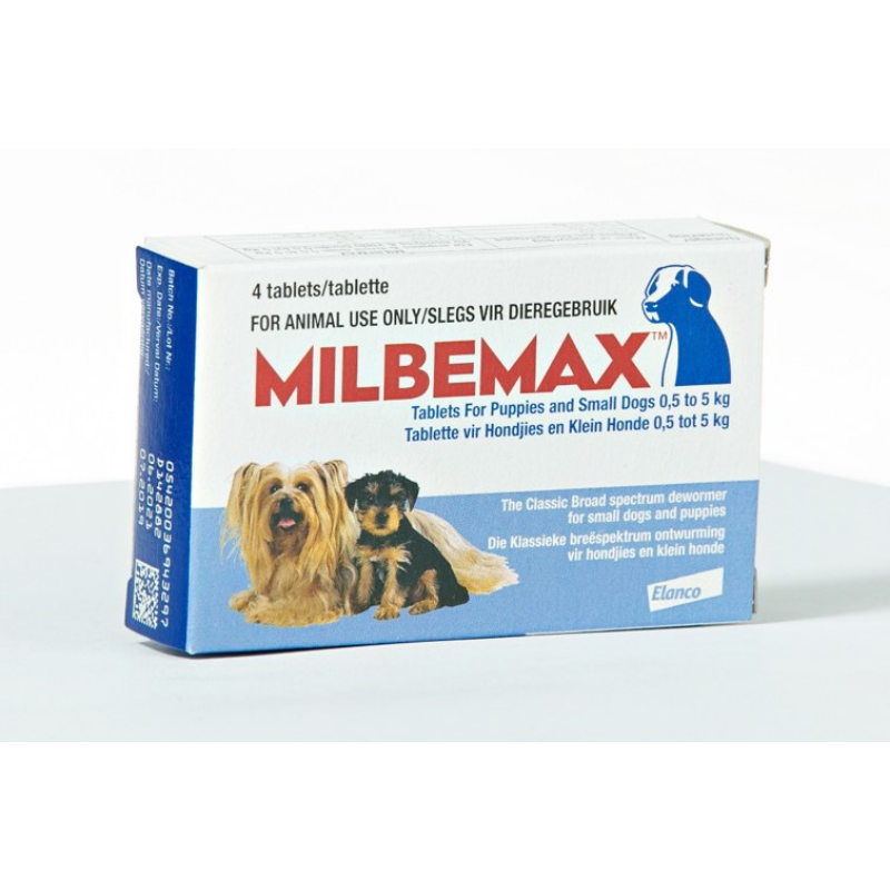 Milbemax Deworming Tablets For Small Dogs (4 Pack)