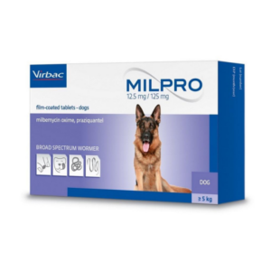 Virbac Milpro Dog Deworming Tablet (5kg+)