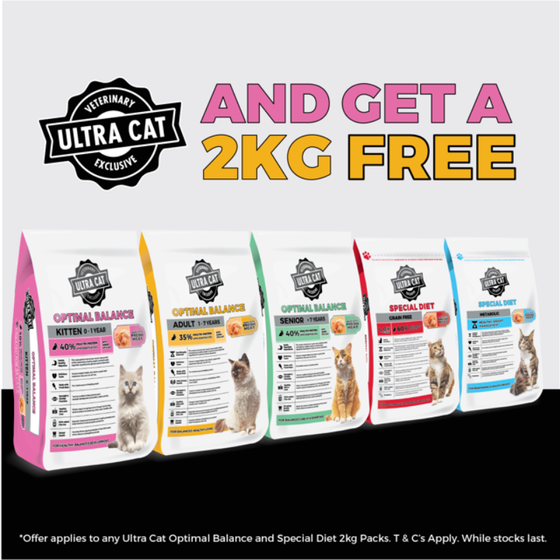 Ultra Cat Special Diet Grain Free Cat Food Special (2kg+2kg Free)
