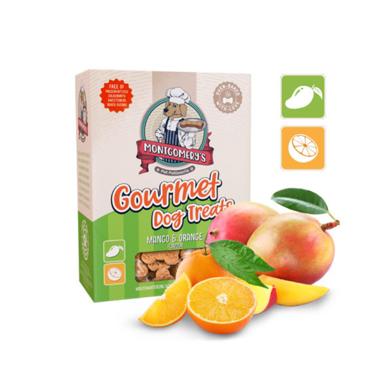 Montgomery's Mango & Orange Dog Biscuits (1kg)