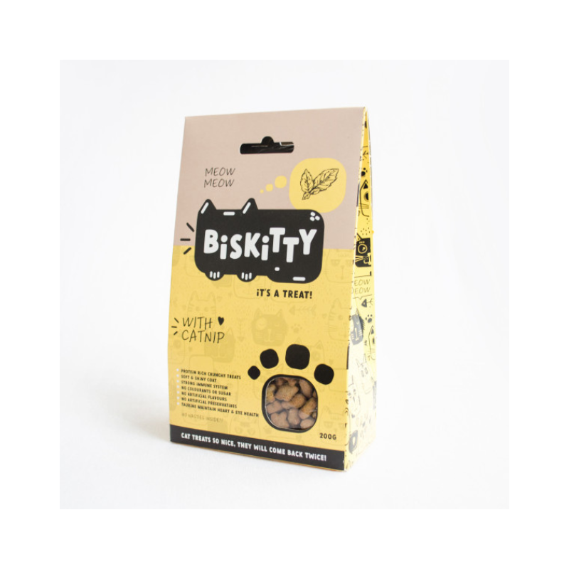 Biskitty Catnip Cat Biscuits (200g)