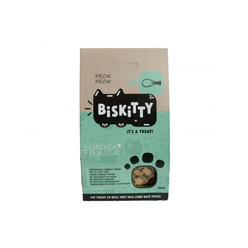 Biskitty Chicken Cat Biscuits (200g)