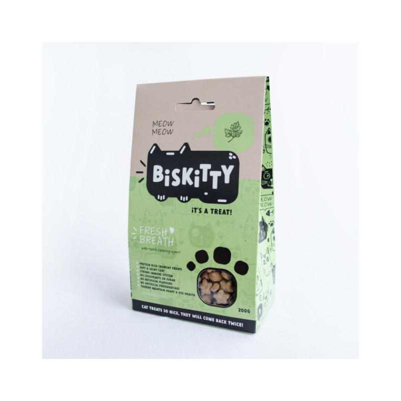 Biskitty Fresh Breath Cat Biscuits (200g)