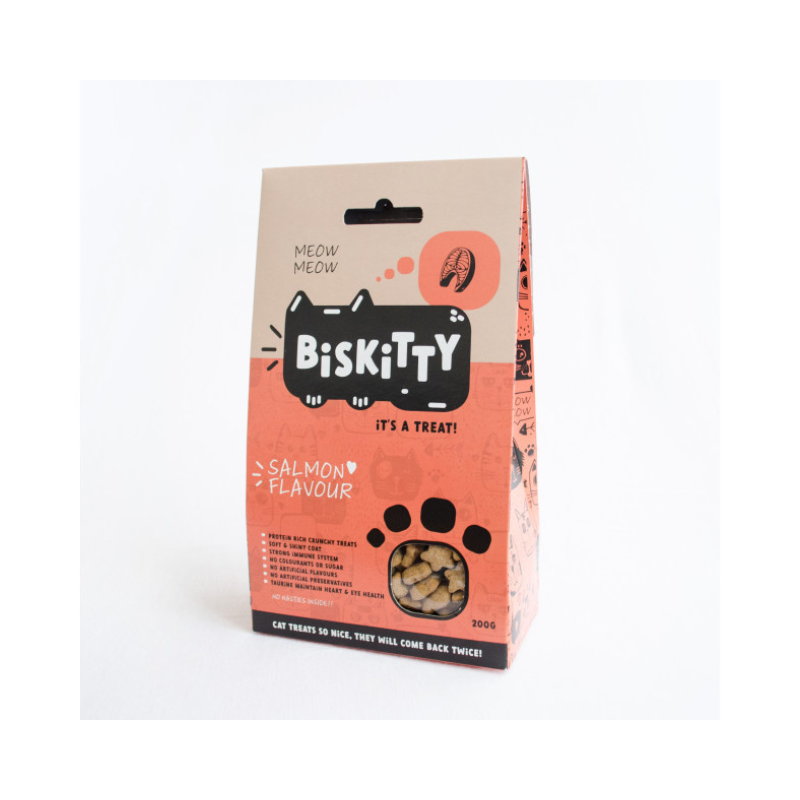 Biskitty Salmon Cat Biscuits (200g)