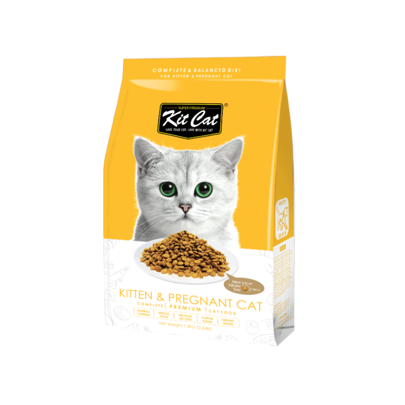 Kit Cat Kitten & Pregnant (Healthy Growth) Dry Cat Food (1.2kg)