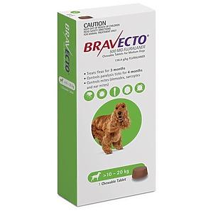 Bravecto Chew For Medium Dogs (10-20kg)