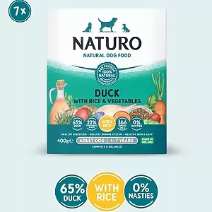 Naturo Adult Dog Duck with Rice and Vegetables (400g x 7)