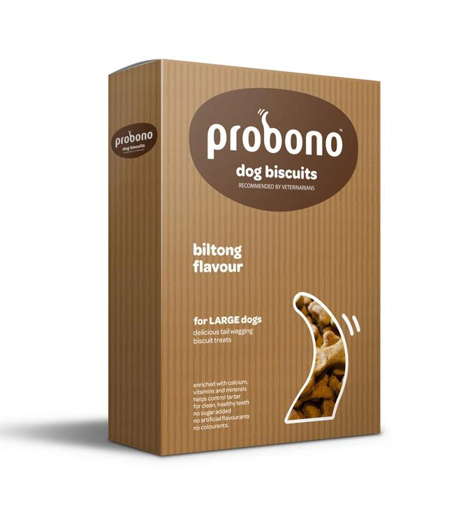 ProBono Biltong Dog Treats Large Dogs (1kg)