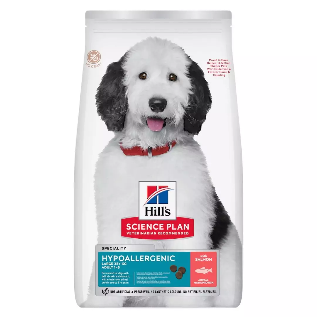 Hills Hypoallergenic Large Breed Adult Dog Food (14kg)