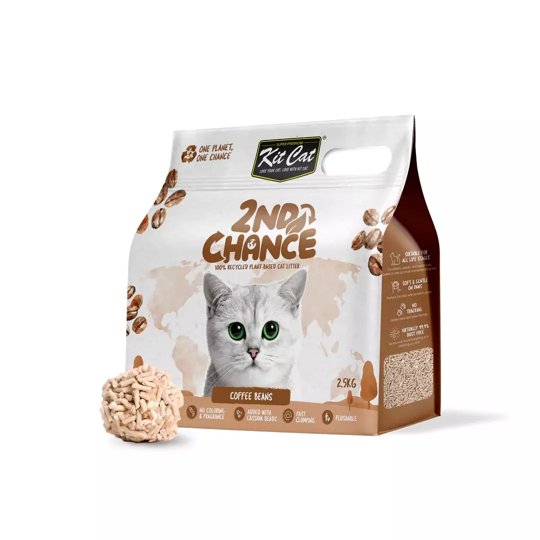 Kit Cat 2nd Chance Cat Litter 2.5kg (Coffee Beans)