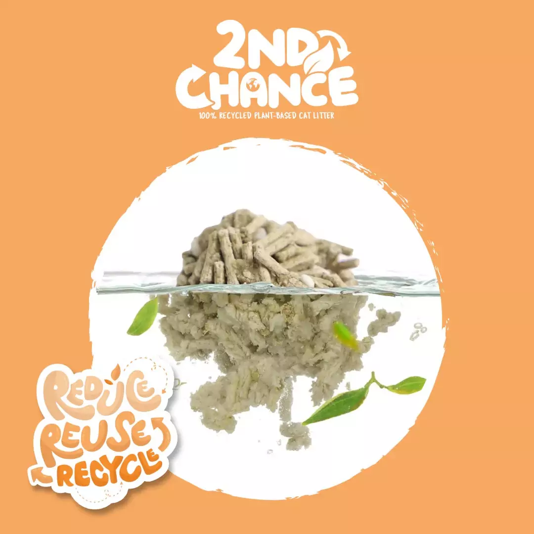 Kit Cat 2nd Chance Cat Litter 2.5kg (Pea Fibre) - Image 4